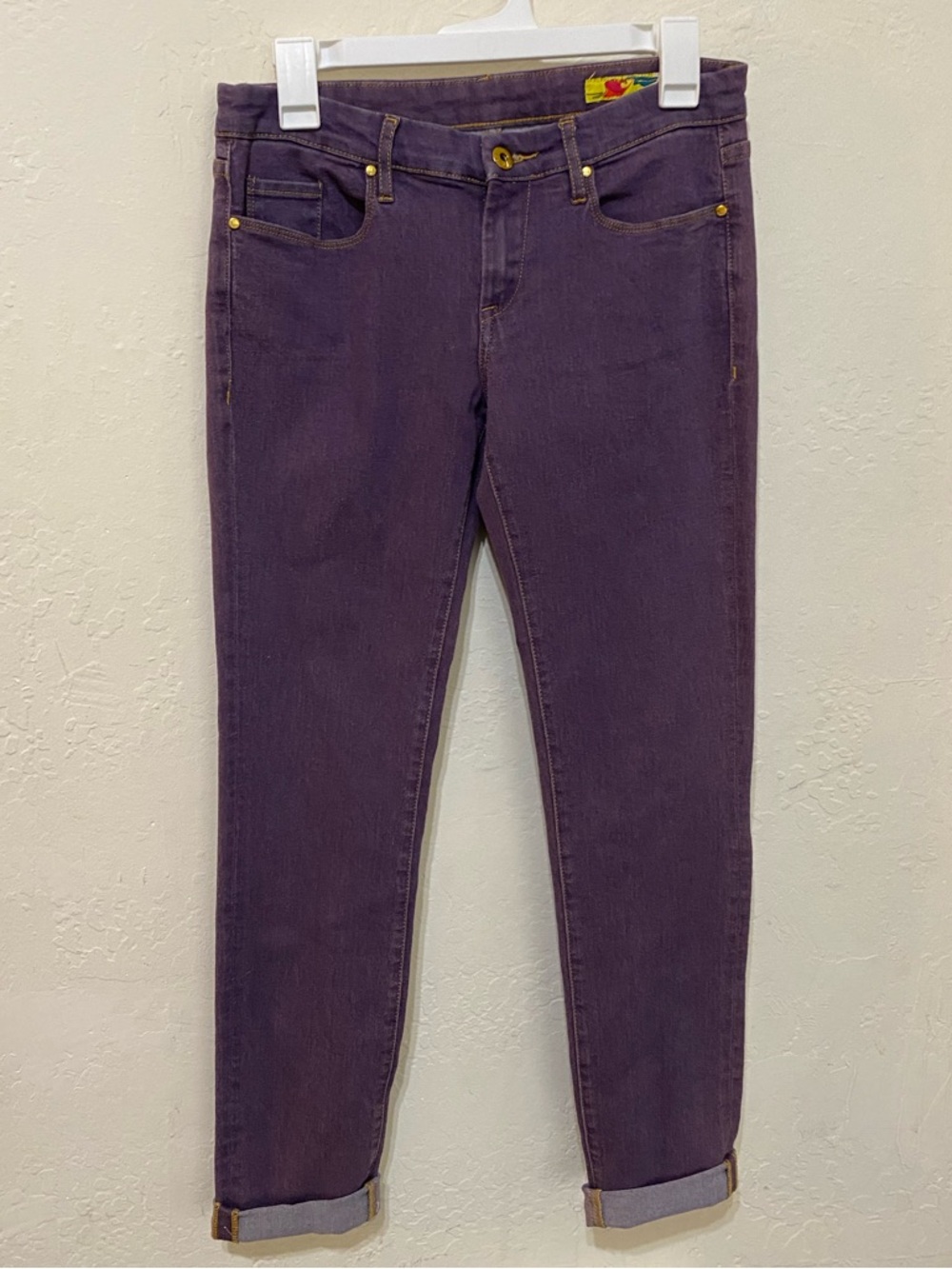 BLANKNYC Purple Skinny Jeans Size 28 Stretch Mid Rise Indie Aesthetic Denim